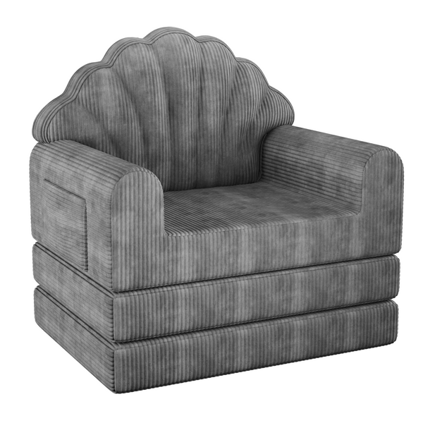 Richryce 2-in-1 Folding Sofa Bed with Adjustable Backrest, 75" Convertible Futon Sleeper for Small Spaces