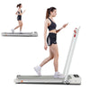 Walking Pad Treadmill with Handle Bar, 3 in 1 Under Desk Treadmill for Home, Gym and Office, Black Small Portable Walking Pad