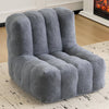 EROMMY Oversized Bean Bag Chair with Ottoman, Large Lounger Chairs for Adult, Comfy Lazy Sofa with Memory Foam Filled for Living Room, Bedroom or Balcony