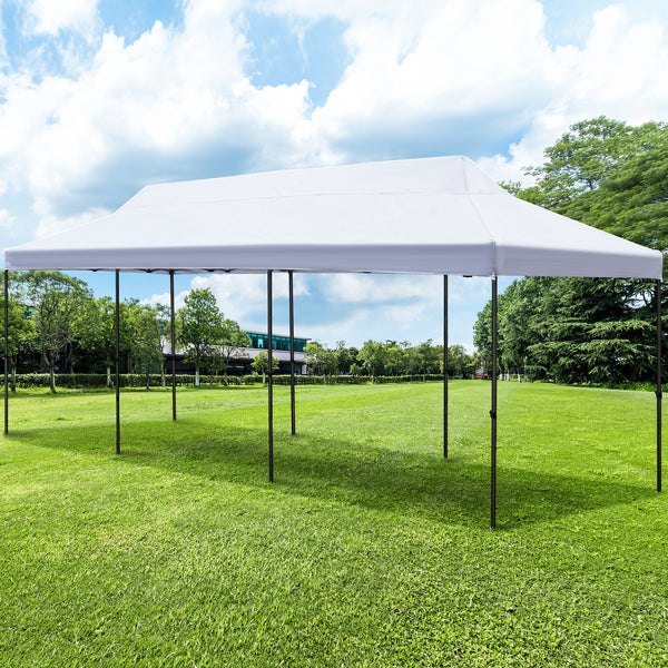 Hommow 10' x 30' Pop up Canopy Tent Outdoor Tents for Parties with Roller Bag and 8 Sand Bags