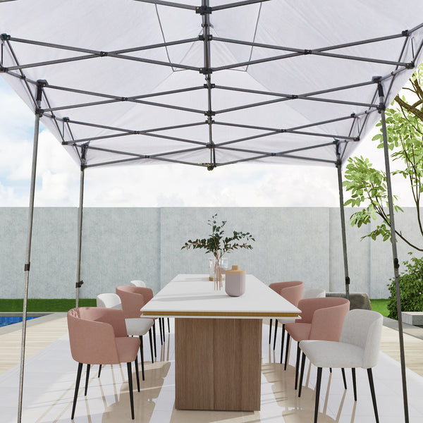 Hommow 10' x 30' Pop up Canopy Tent Outdoor Tents for Parties with Roller Bag and 8 Sand Bags