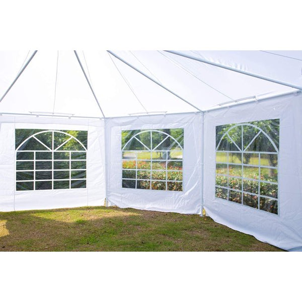 Yoleny 26*19 Ft Party Tent Gazebo Pavilion Adjustable Removable Sidewalls Shelter For Wedding, Garden