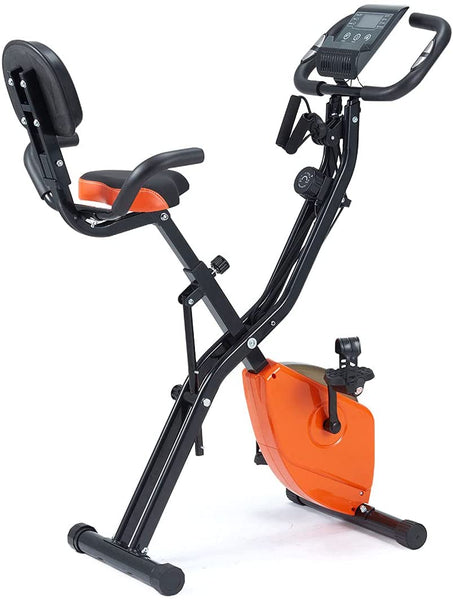 YOLENY Exercise Bike Indoor Cycling Bike Adjustable Stationary Bicycle with Comfortable Seat Cushion, LCD Monitor & Ipad Mount for Home, Gym, Cardio Fitness