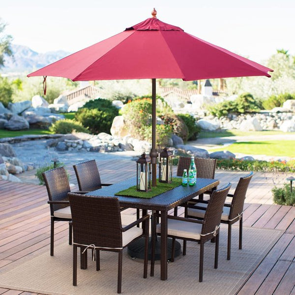 Erommy 52LBS Umbrella Base, Heavy Duty Umbrella Stand with 4 Lockable Wheels for Patio