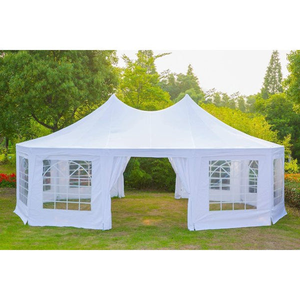 Yoleny 26*19 Ft Party Tent Gazebo Pavilion Adjustable Removable Sidewalls Shelter For Wedding, Garden