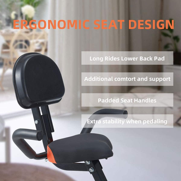 YOLENY Exercise Bike Indoor Cycling Bike Adjustable Stationary Bicycle with Comfortable Seat Cushion, LCD Monitor & Ipad Mount for Home, Gym, Cardio Fitness