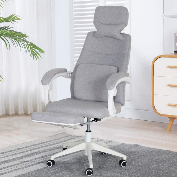 YOLENY Ergonomic Office Chair High Back Adjustable Desk Chair with Footrest, Headrest, Flip Up Armrests and Lumbar Support Computer Chair for Conference Room