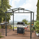 Yoleny 8' x 5' BBQ Patio Canopy, Grill Gazebo with Double Tiered Steel Frame Outdoor
