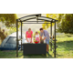 Yoleny 8' x 5' BBQ Patio Canopy, Grill Gazebo with Double Tiered Steel Frame Outdoor