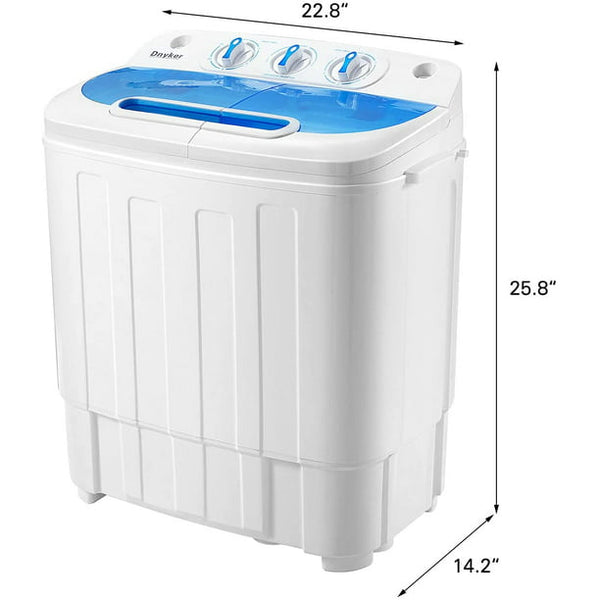 Yoleny Compact 16.5 lbs Mini Portable Washing Machine and Dryery, Washer and Dryer Combo Stackable, Portable Washer and Dryer Combo for Apartments, Dorms, Condos