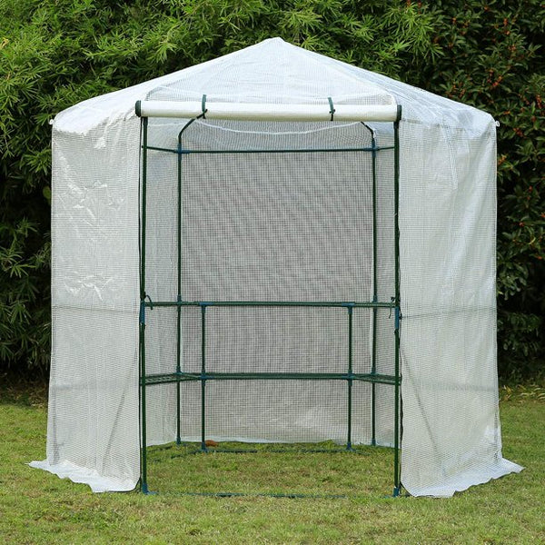 Erommy 7.5FT Portable Greenhouse Walk-in Green House Kit,Plant Hot House for Outdoor