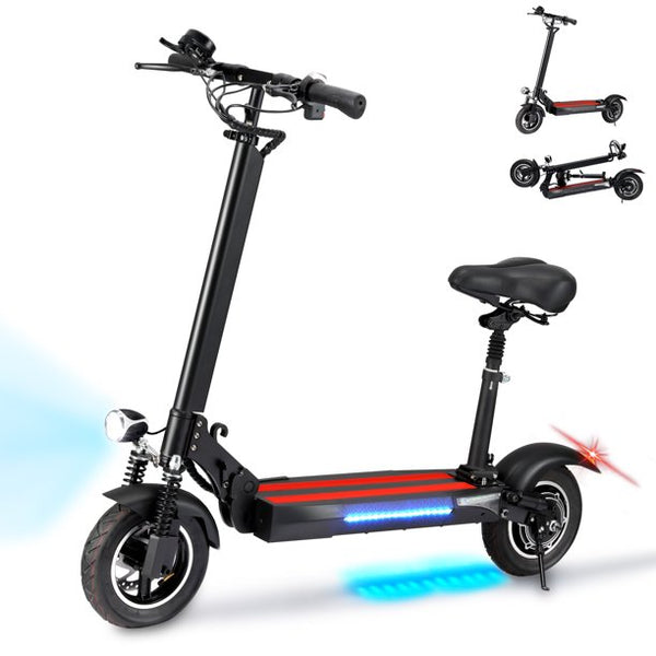 Yoleny Electric Kick Scooter, Scooter for Adult, 400W Motor, Max Speed 18 Miles, Long-Range Battery, Foldable and Portable, Commute and Travel