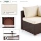 Yoleny 7 Pieces Patio Furniture Sets, Outdoor All Weather Wicker Sectional Conversation Set with Coffee Table