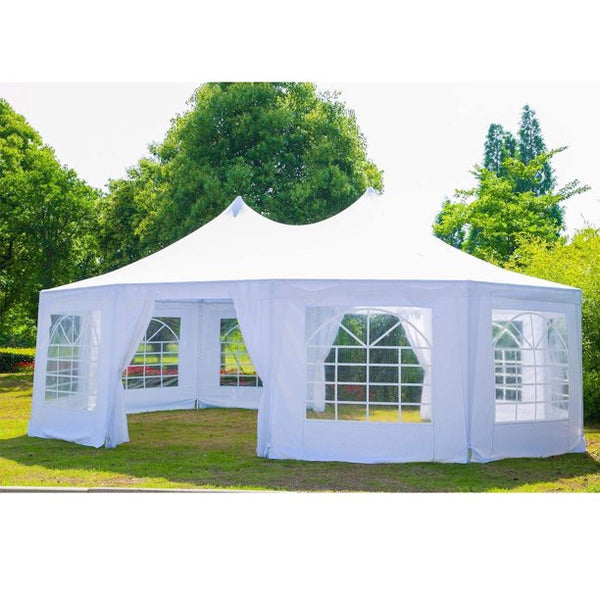 Mellcom 26x19ft Party Tent Gazebo with Removable Sidewalls, Heavy Duty Canopy Tent for Wedding, Camping and BBQ