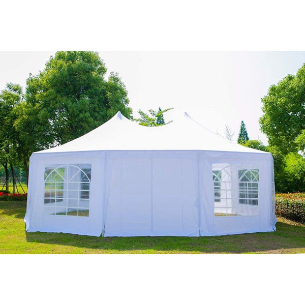 Mellcom 26x19ft Party Tent Gazebo with Removable Sidewalls, Heavy Duty Canopy Tent for Wedding, Camping and BBQ