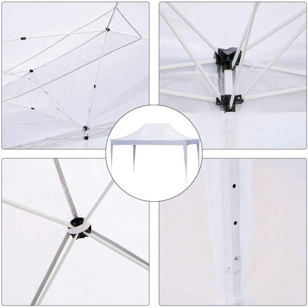 Yoleny Outdoor 10x15 Ft Pop up Canopy Party Tent for Patio, Garden, White